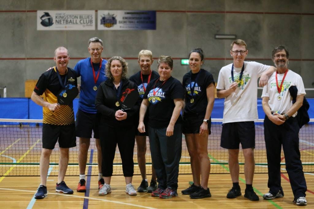 Tas Opens Pickleball champs and finalists